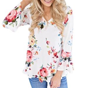 🌸Pretty Floral Tunic Top🌺